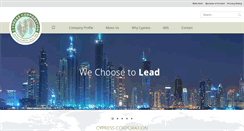 Desktop Screenshot of cypresscorporation.org